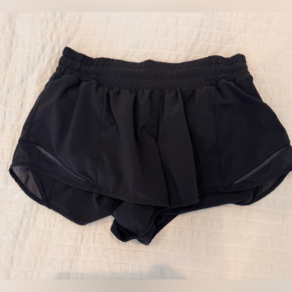 Lululemon Black Hotty Hot Shorts